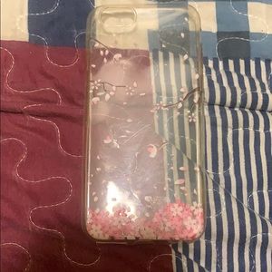 Clear, flower iPhone 6 case